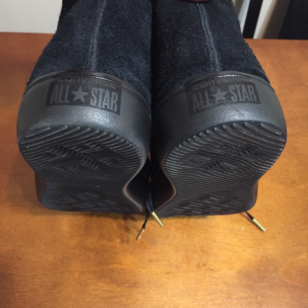 Converse all stars NWOT black suede w pockets - Picture 7 of 7
